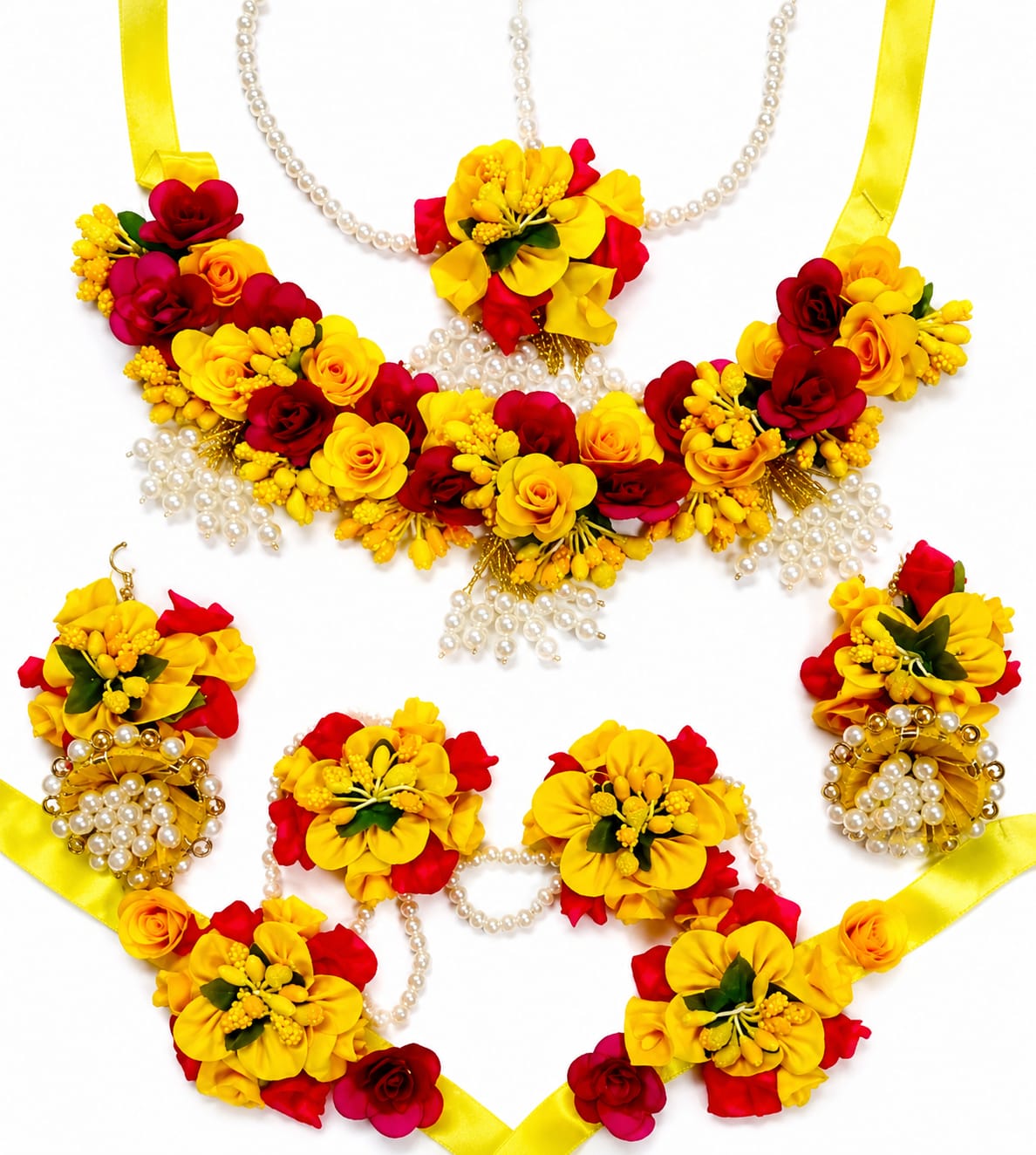Flower Jewellery for Haldi